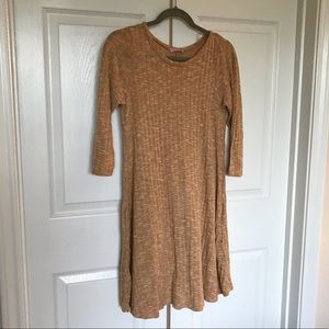 Fall lightweight sweater dress